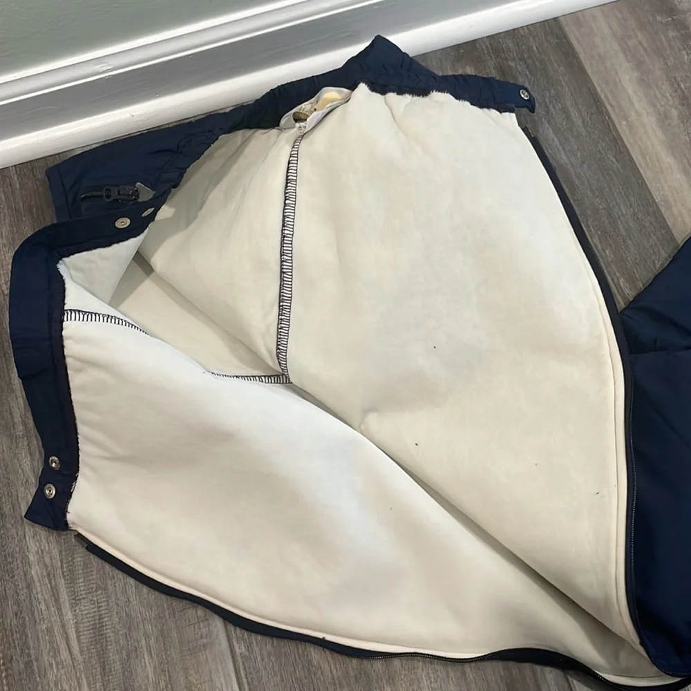 Vintage Navy Roffe Skiwear Ski Snow Pants